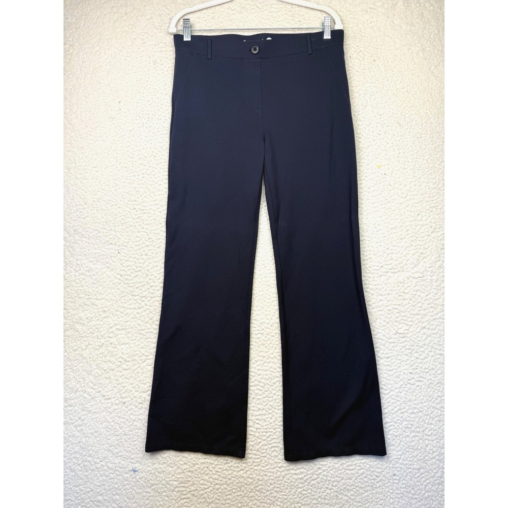 Betabrand Pants Womens Largeโ Blue Ponte Dress Bootcut Stretch Workwear Office